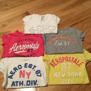 Aeropostale T-Shirt Lot of 5